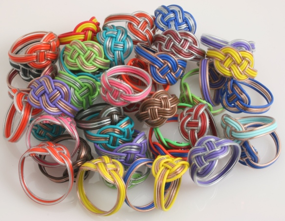 Telephone wire rings.  $1.25 ea.   Min 100.